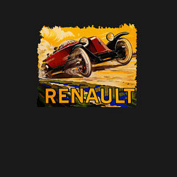 Свитшот хлопковый мужской Renault Racing Retro, цвет: черный — фото 2