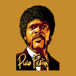 Свитшот хлопковый мужской Jules Winnfield, цвет: горчичный — фото 2