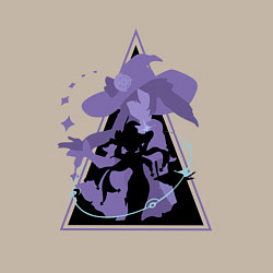 Свитшот хлопковый мужской Genshin Impact MonaМона, цвет: миндальный — фото 2