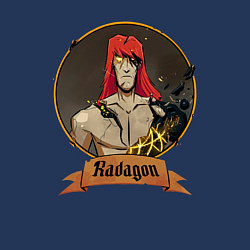 Свитшот хлопковый мужской Elden Ring Radagon Радагон, цвет: тёмно-синий — фото 2