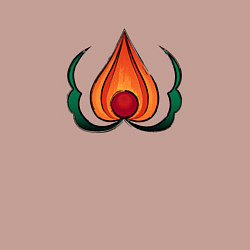 Свитшот хлопковый мужской Хладнокровный Ходзуки физалис, цвет: пыльно-розовый — фото 2