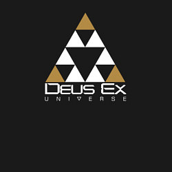 Свитшот хлопковый мужской Deus ex human revolution, цвет: черный — фото 2