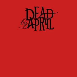 Свитшот хлопковый мужской Dead by april music, цвет: красный — фото 2