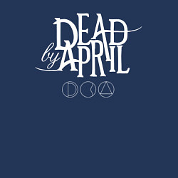 Свитшот хлопковый мужской Dead by april demotional, цвет: тёмно-синий — фото 2