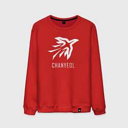 Свитшот хлопковый мужской Exo CHANYEOL, цвет: красный