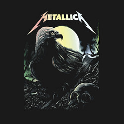 Свитшот хлопковый мужской Metallica Raven & Skull, цвет: черный — фото 2