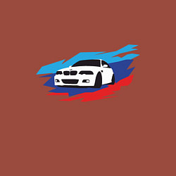 Свитшот хлопковый мужской BMW True, цвет: кирпичный — фото 2