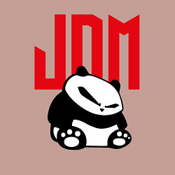 Свитшот хлопковый мужской JDM Panda Japan Симпатяга, цвет: пыльно-розовый — фото 2