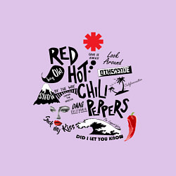 Свитшот хлопковый мужской RHCP альбомы, цвет: лаванда — фото 2