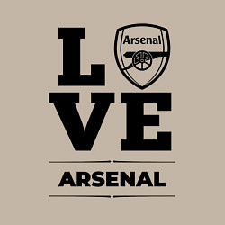 Свитшот хлопковый мужской Arsenal Love Классика, цвет: миндальный — фото 2