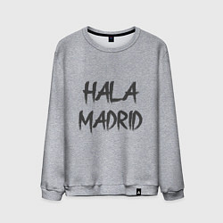 Свитшот хлопковый мужской Hala - Madrid, цвет: меланж