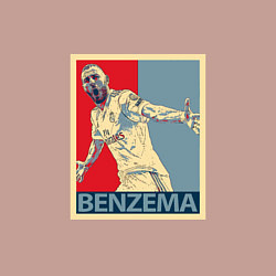 Свитшот хлопковый мужской Madrid - Benzema, цвет: пыльно-розовый — фото 2