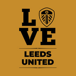 Свитшот хлопковый мужской Leeds United Love Классика, цвет: горчичный — фото 2