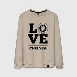 Свитшот хлопковый мужской Chelsea Love Классика, цвет: миндальный