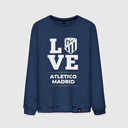 Свитшот хлопковый мужской Atletico Madrid Love Classic, цвет: тёмно-синий