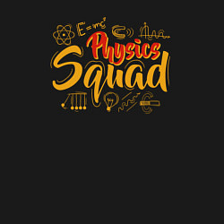 Свитшот хлопковый мужской Physics Squad, цвет: черный — фото 2