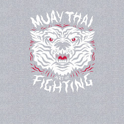 Свитшот хлопковый мужской Искусство боя Муай Тай, цвет: меланж — фото 2
