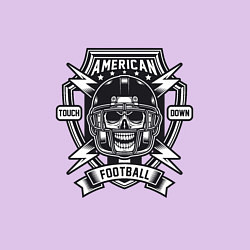 Свитшот хлопковый мужской American Skull, цвет: лаванда — фото 2