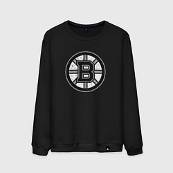 Мужской свитшот BOSTON BRUINS СЕРЫЙ