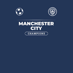 Свитшот хлопковый мужской Manchester City Форма Чемпионов, цвет: тёмно-синий — фото 2