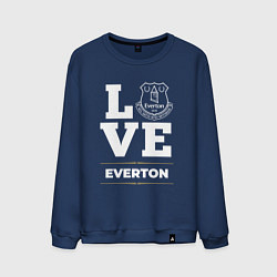 Свитшот хлопковый мужской Everton Love Classic, цвет: тёмно-синий
