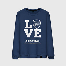 Свитшот хлопковый мужской Arsenal Love Classic, цвет: тёмно-синий