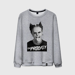 Свитшот хлопковый мужской The Prodigy - firestarter, цвет: меланж