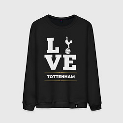 Свитшот хлопковый мужской Tottenham Love Classic, цвет: черный
