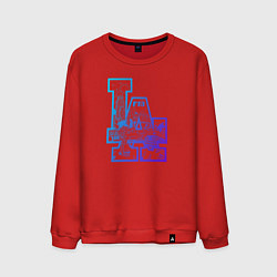 Свитшот хлопковый мужской Los angeles lakers баскетбол, цвет: красный