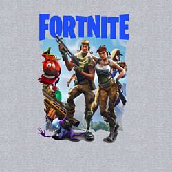 Свитшот хлопковый мужской FORTNITE ПЕРСОНАЖИ ИГРЫ, цвет: меланж — фото 2