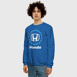 Свитшот хлопковый мужской Honda в стиле Top Gear, цвет: синий — фото 2