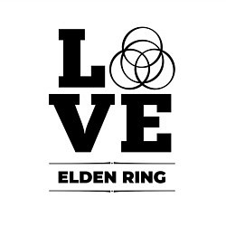 Свитшот хлопковый мужской Elden Ring Love Classic, цвет: белый — фото 2