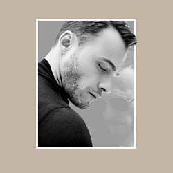 Свитшот хлопковый мужской Bursin, цвет: миндальный — фото 2