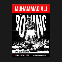 Свитшот хлопковый мужской Muhammad Ali двухсторонняя, цвет: черный — фото 2