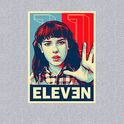 Свитшот хлопковый мужской Stranger Things Eleven, цвет: меланж — фото 2