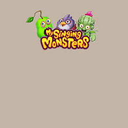 Свитшот хлопковый мужской My Singings Monsters Logo, цвет: миндальный — фото 2