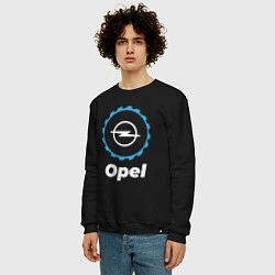 Свитшот хлопковый мужской Opel в стиле Top Gear, цвет: черный — фото 2