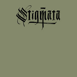 Свитшот хлопковый мужской Stigmata логотип, цвет: авокадо — фото 2