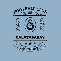 Свитшот хлопковый мужской Galatasaray: Football Club Number 1 Legendary, цвет: мягкое небо — фото 2