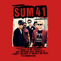 Свитшот хлопковый мужской SUM 41 PIECES, цвет: красный — фото 2