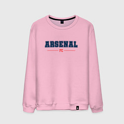 Свитшот хлопковый мужской Arsenal FC Classic, цвет: светло-розовый