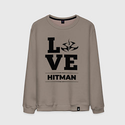 Свитшот хлопковый мужской Hitman Love Classic, цвет: утренний латте