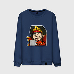 Свитшот хлопковый мужской Ciaphas Cain Mug mug, цвет: тёмно-синий