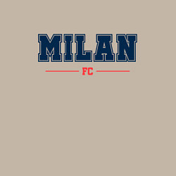 Свитшот хлопковый мужской Milan FC Classic, цвет: миндальный — фото 2