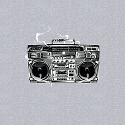 Свитшот хлопковый мужской Wu-Tang Boombox, цвет: меланж — фото 2