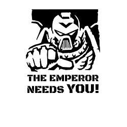 Свитшот хлопковый мужской Император нуждается в тебе! трафарет, цвет: белый — фото 2