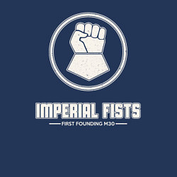 Свитшот хлопковый мужской Имперские кулаки лого винтаж, цвет: тёмно-синий — фото 2