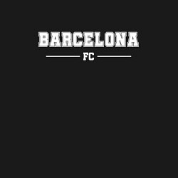 Свитшот хлопковый мужской Barcelona Football Club Классика, цвет: черный — фото 2