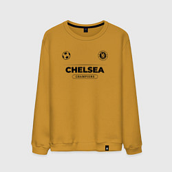 Свитшот хлопковый мужской Chelsea Униформа Чемпионов, цвет: горчичный