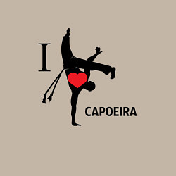 Свитшот хлопковый мужской I LOVE CAPOEIRA, цвет: миндальный — фото 2